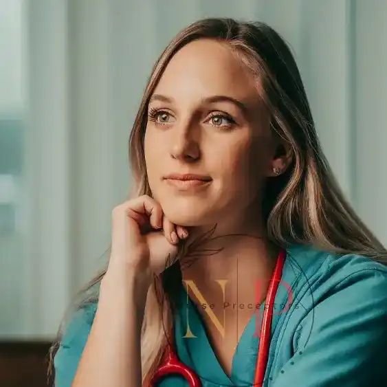 nurse thinking about future