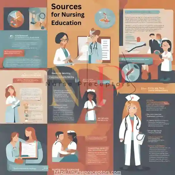 a poster of sources for nursing education