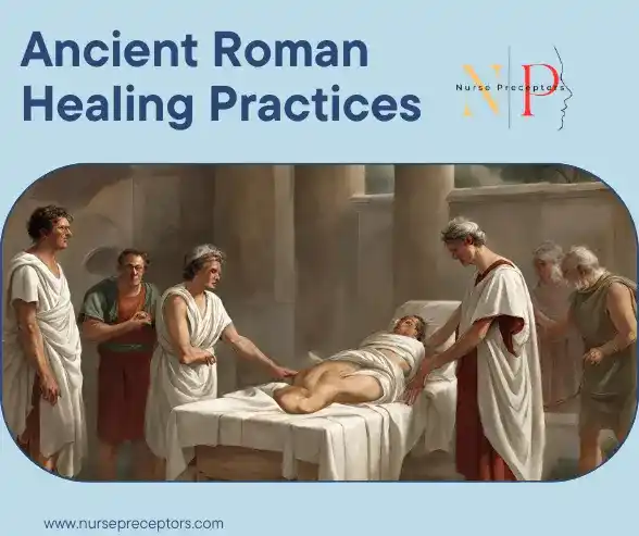 a Roman physician healing a patient