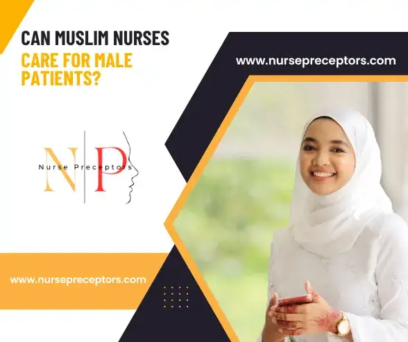 a muslim nurse in white dress