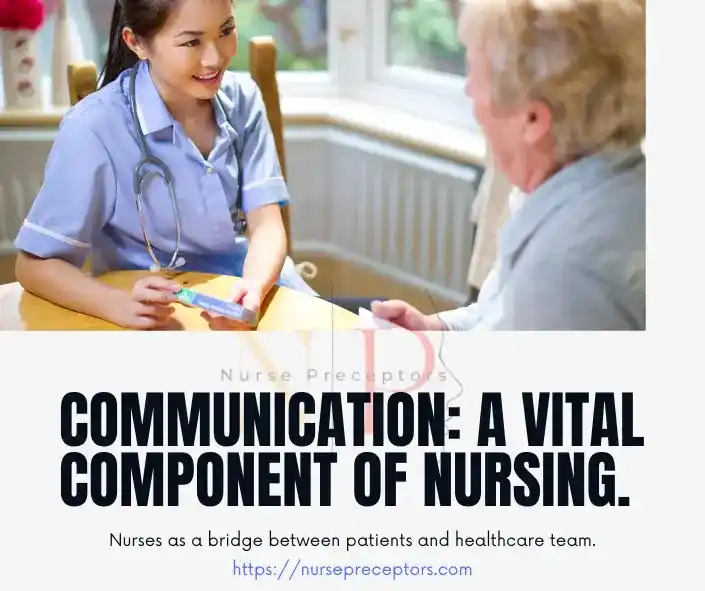 nurse communicating to patient