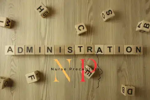 administrator word written with blocks