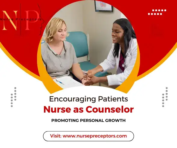 nurse trying to encourage patient
